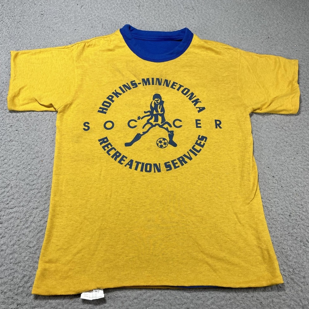 Vintage Merrygarden Shirt Mens Small Hopkins Minnetonka Soccer Reversible 94